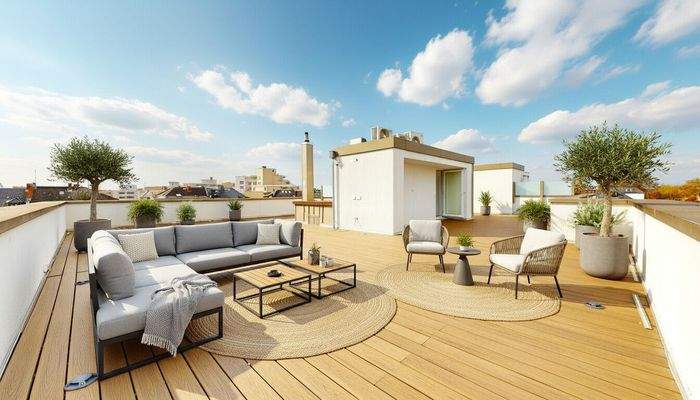 Dachterrasse Visualisierung