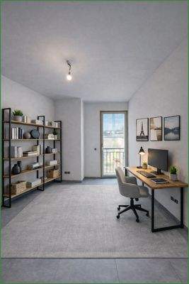 Büro möbliert - KI generiert