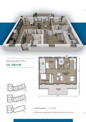 Grundriss Typ F