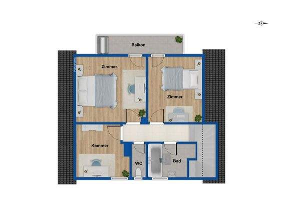 Grundriss Dachgeschoss