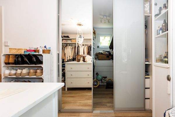 Schlafzimmer EG mit Duschbad