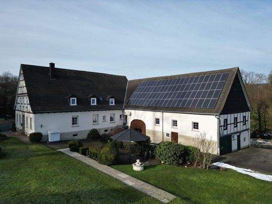 Außenansicht vom Wohnhaus 
