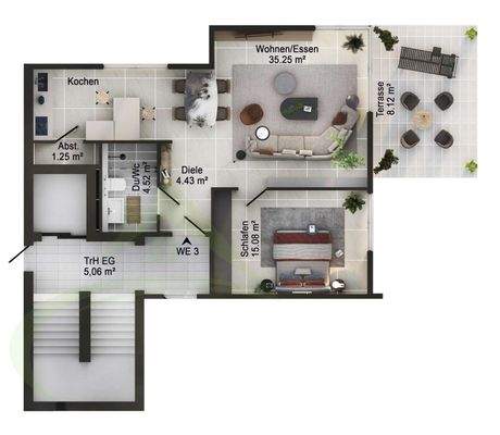 Grundrisse EG Wohnung