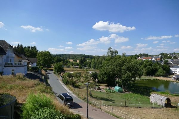 Aussicht vom Balkon