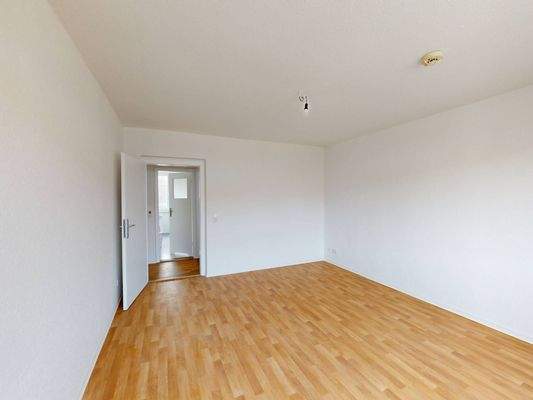 Ansicht I: Wohn- und Esszimmer