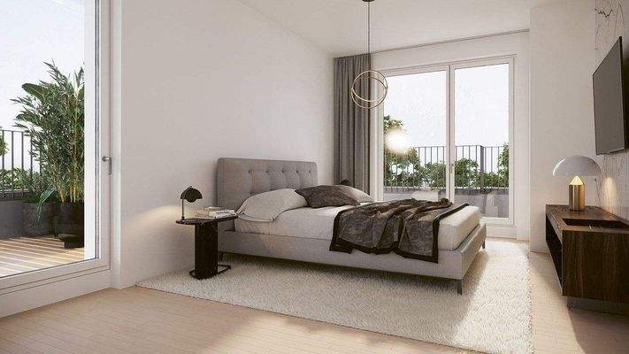 VILLA 02- REPRÄSENTATIVES SCHLAFZIMMER