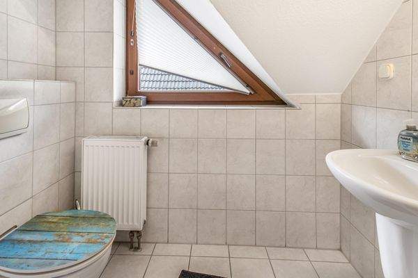 WC im Dachgeschoss