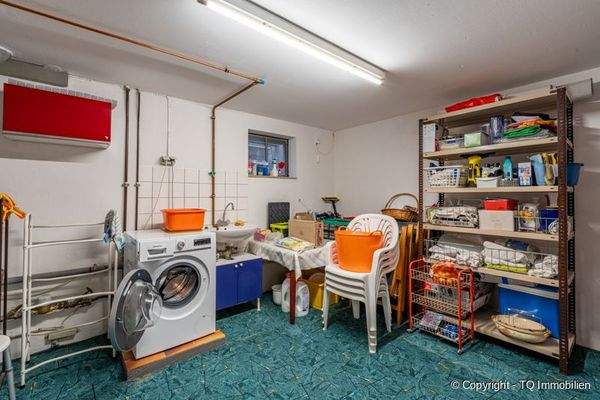 Waschküche im Kellergeschoss