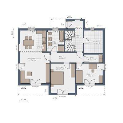 Grundriss Erdgeschoss