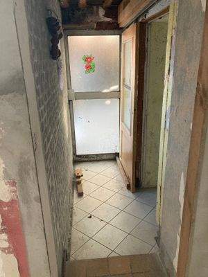 Tür zur Veranda re Bad