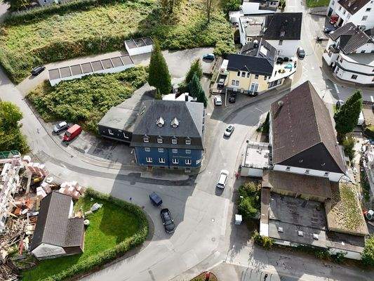 Luftaufnahme Straßenseite