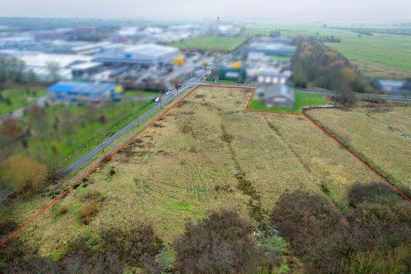 Blick auf das Grundstück