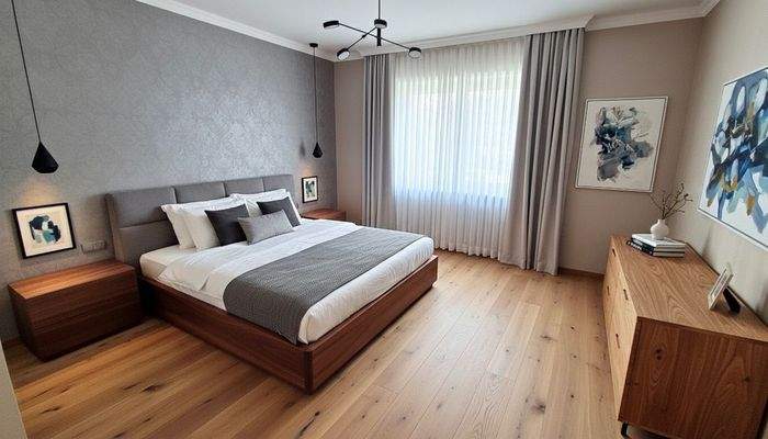 Schlafzimmer digital eingerichtet