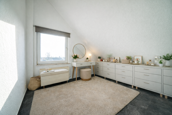 KI-generiertes Beispielbild Schlafzimmer