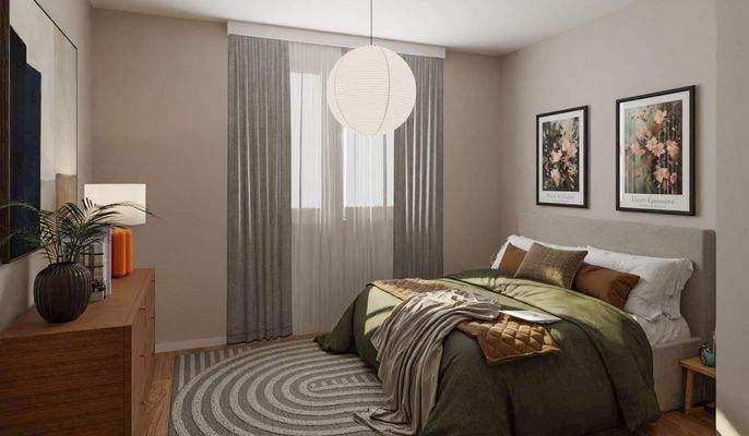 Gemütliches Schlafzimmer