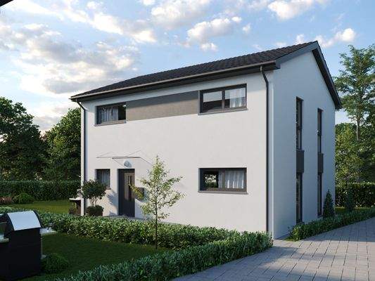 Bebauungsbeispiel für ein Einfamilienhaus