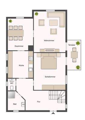 Grundriss Erdgeschoss