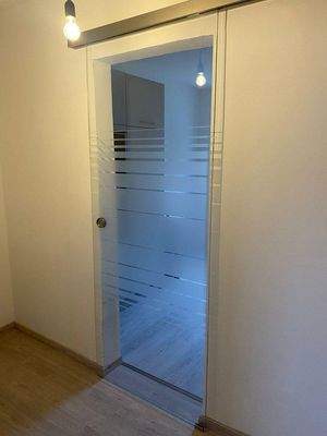 Glastüre zur Küche