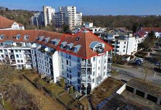 Luftansicht Gebäude