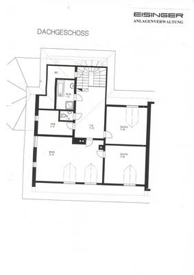 Grundriss Ludwigstr.36-Whg. III.OG