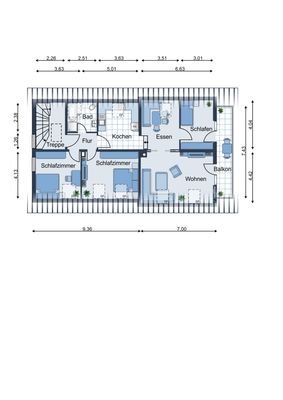 1. OG Wohnung Nr. 2