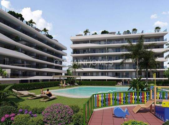 Sea Views Apartments in a Complex in Santa Pola Alicante