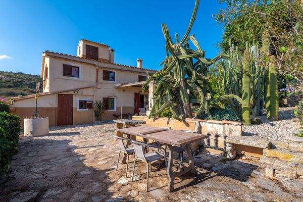 Finca im Naturschutzgebiet mit Palmenhain und Rundumterrassen