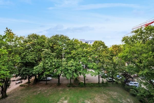 Ausblick vom Balkon