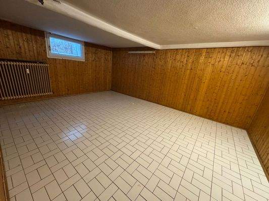 Vollkeller: Hobbyraum