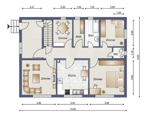 Grundriss Erdgeschoss