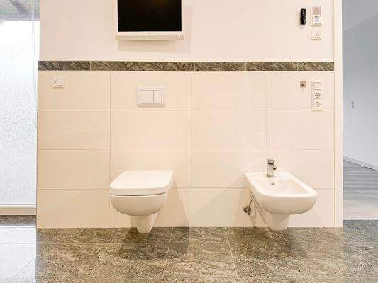 WC und Bidet