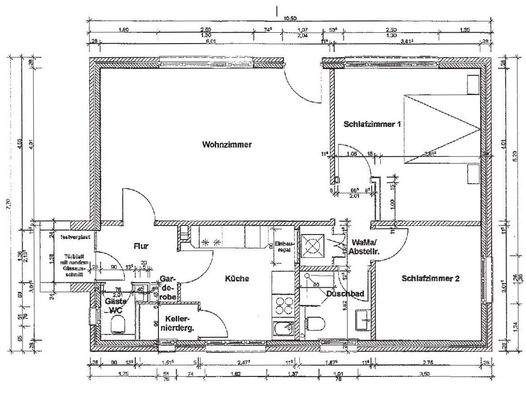 Grundriss EG Bungalow