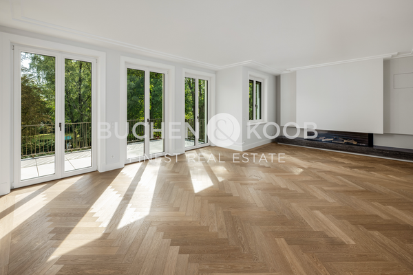 Masterbereich mit Kamin