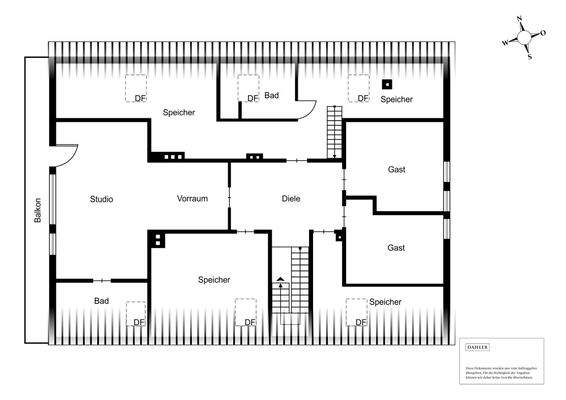 Haupthaus - Dachgeschoß