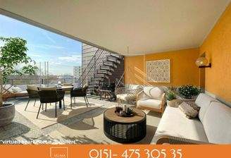 Terrasse, virtuell bearbeitet