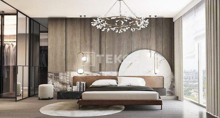 Apartments in the Project with Shopping Center on Eskisehir Road