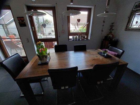 Essbereich bei offener Küche