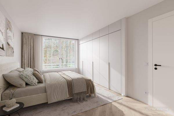 Schlafzimmer. Interieur Vorschlag.