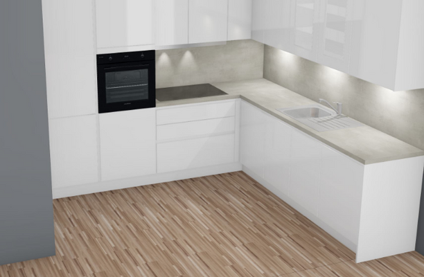 Visualisierung Einbauküche