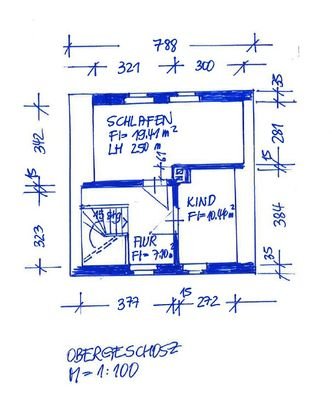 Grundriss Obergeschoss