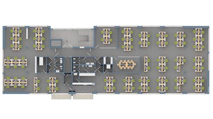 Grundriss gesamtes 1. Obergeschoss (Beispiel)