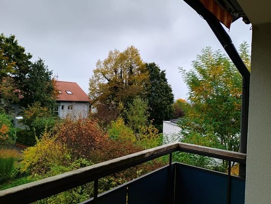 weitere Sicht vom Balkon