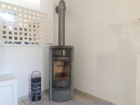 Speckstein-Kaminofen