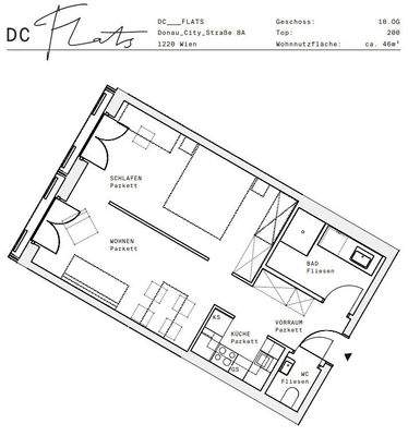 Plan_1220, Donau City S 8A_OG10_TOP 200