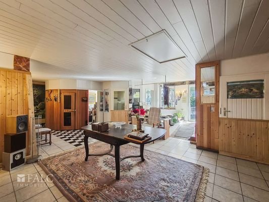 Wohnbereich mit Sauna/Bad/Wirtschaft