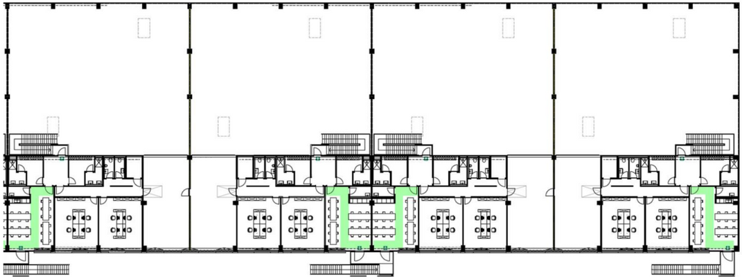 Grundriss Gebäude 1 Büro