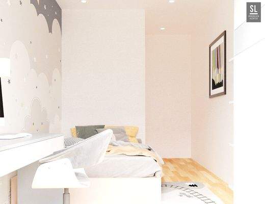 Symbolrendering_Haus 12 Zi 1, Möbel nicht inkludiert