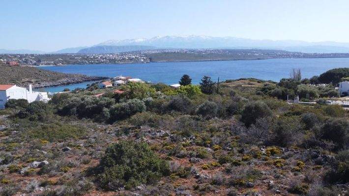 Kreta, Tersana: Grundstück mit Meerblick und Bergblick zu verkaufen