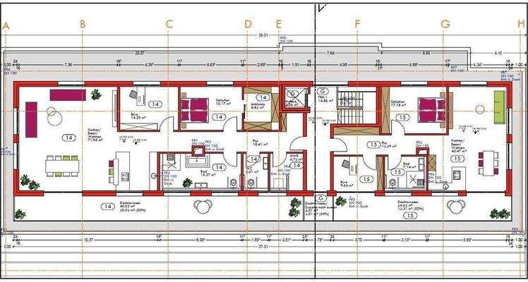 Grundrisse Penthäuser