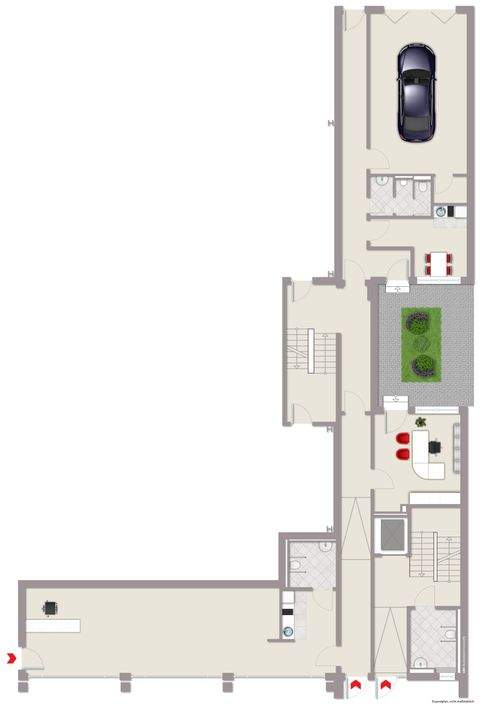 Saarbrücken Halle, Saarbrücken Hallenfläche